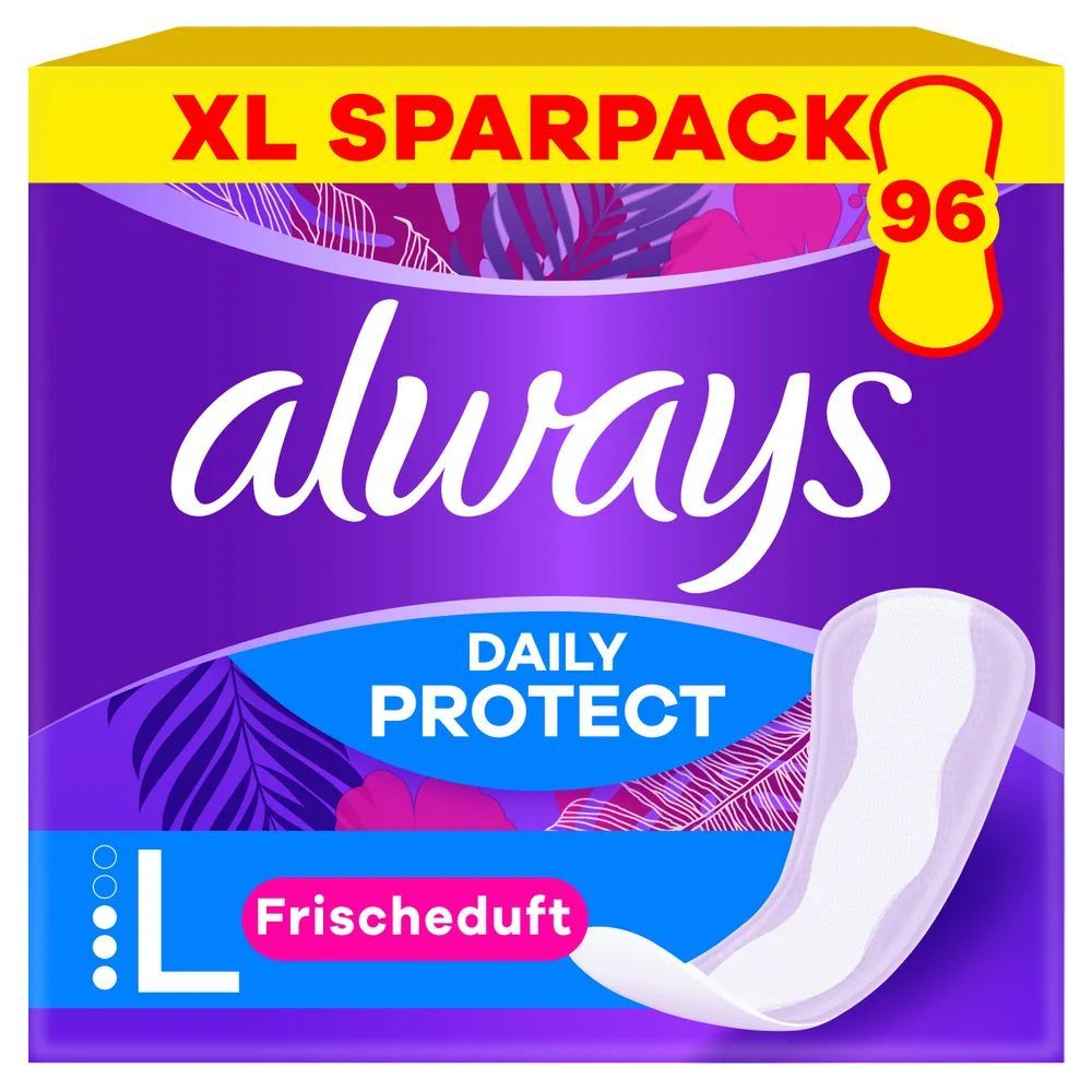 always Slipeinlage Daily Protect Long mit Frischeduft Duo BigPack 96 St