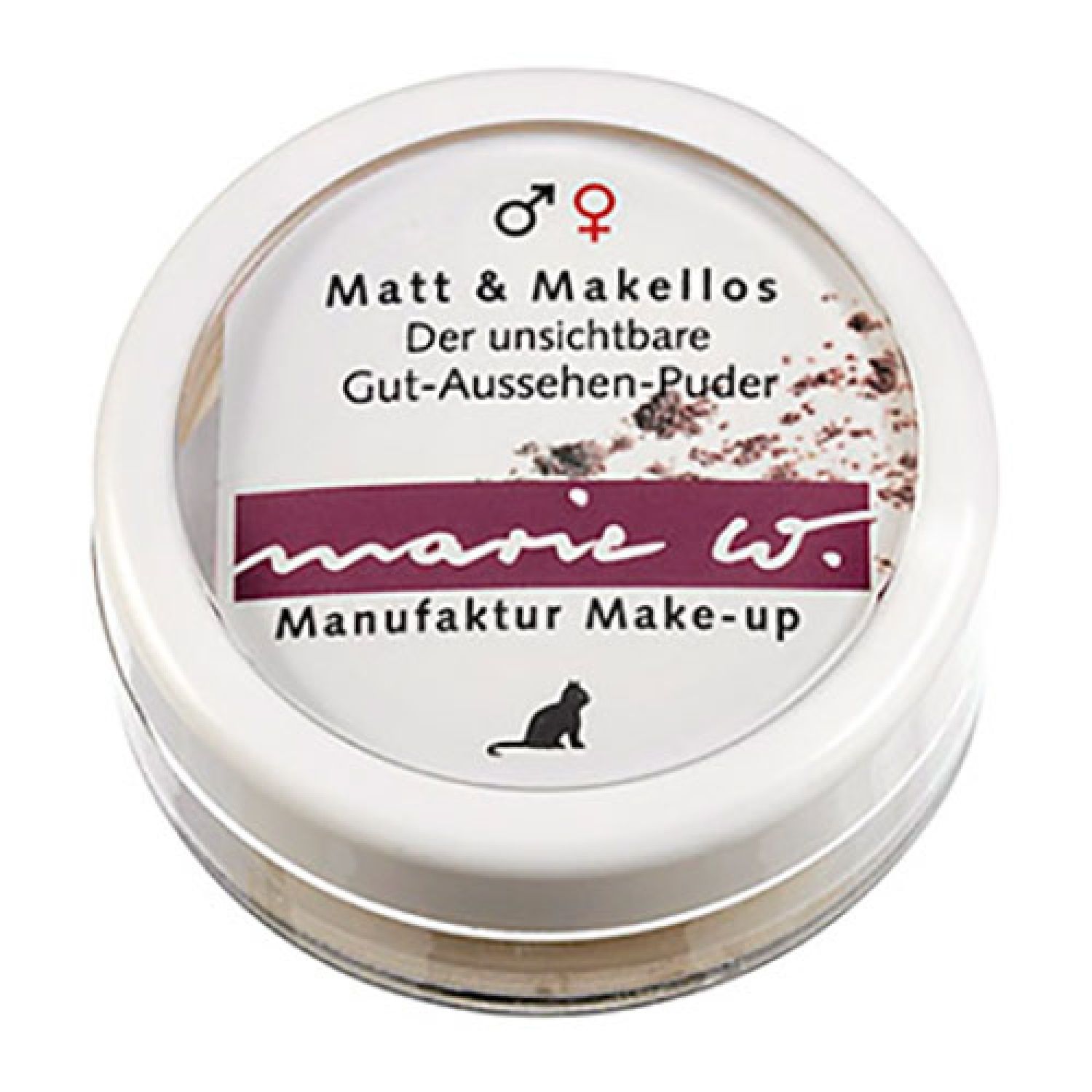 marie w. Manufaktur Make-Up Matt &amp; Makellos Puder