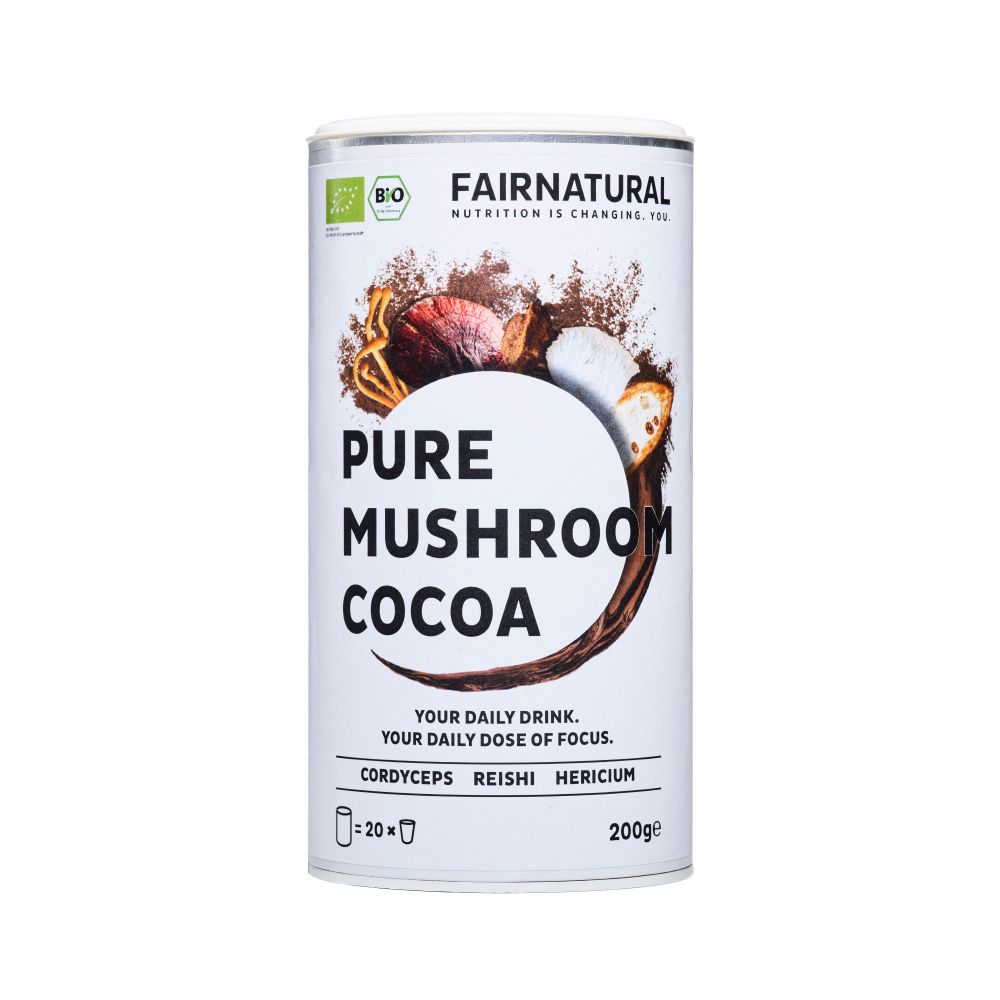 FAIRNATURAL Focus Mushroom Kakaopulver Vegan