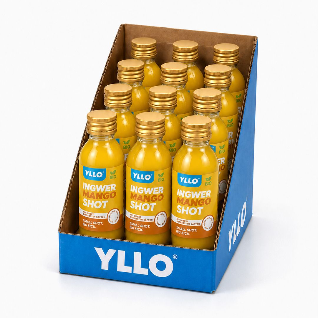 Yllo Bio Ingwer Mango Shot 12 St