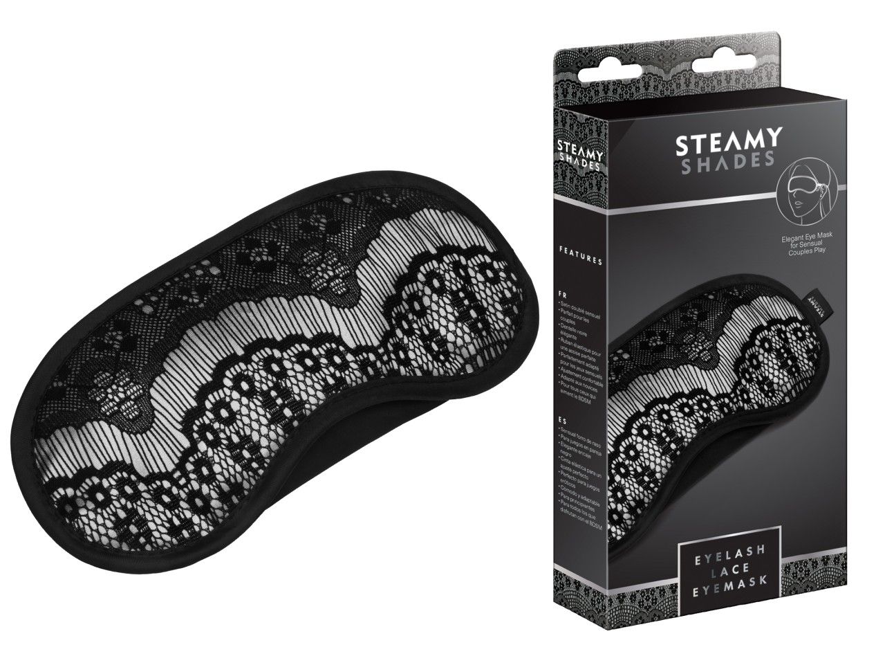 Steamy Shades - Eyelash Lace Augenmaske 1 St