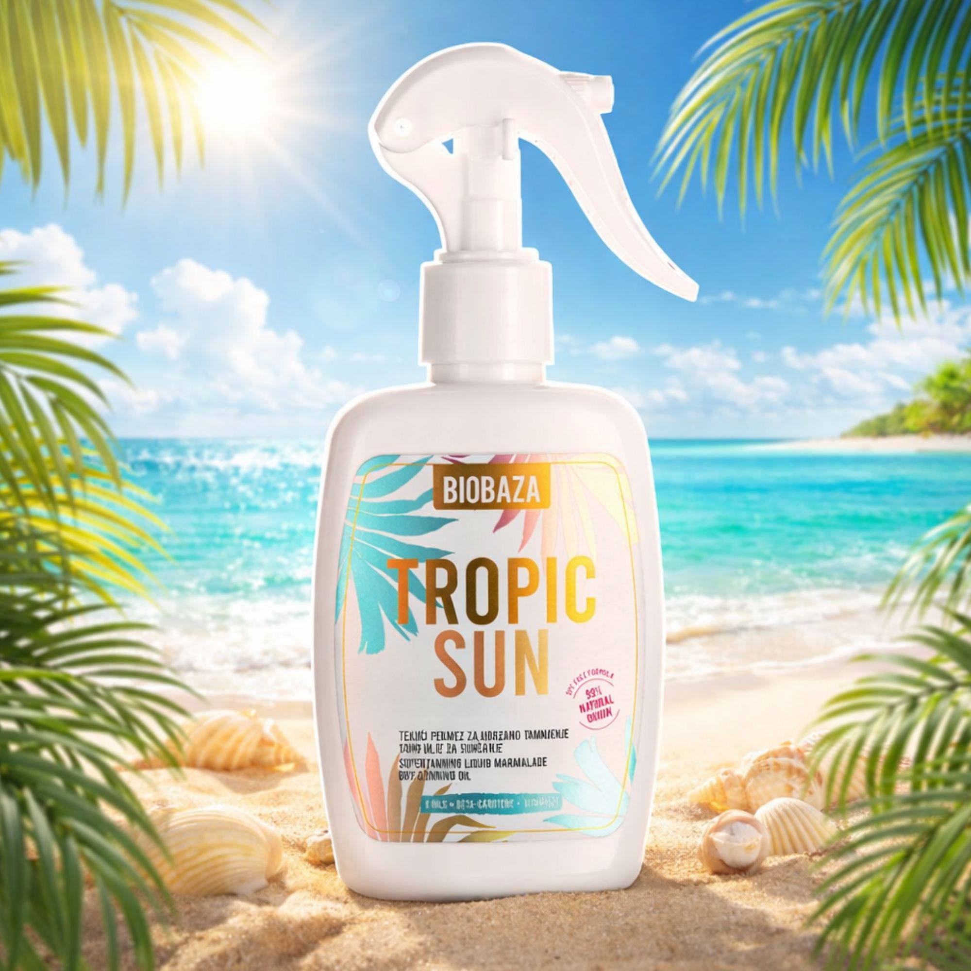 BIOBAZA Tropic Sun Flüssige Bräunungsmarmelade für schnelle Bräune & Bronze-Teint