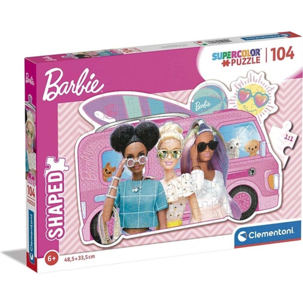 clementoni Barbie Konturenpuzzle 104 Teile 1 St