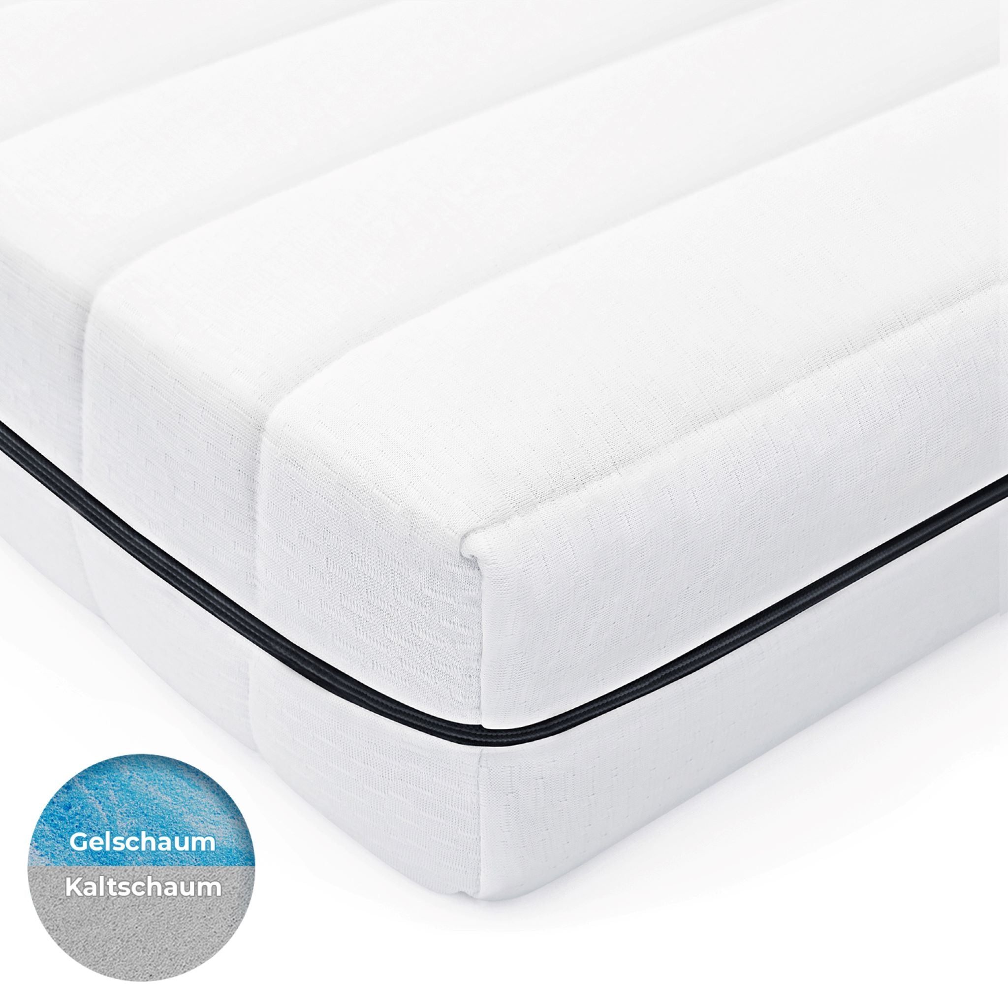 Mister Sandman® Ergonomische  Kaltschaummatratze mit Gelauflage