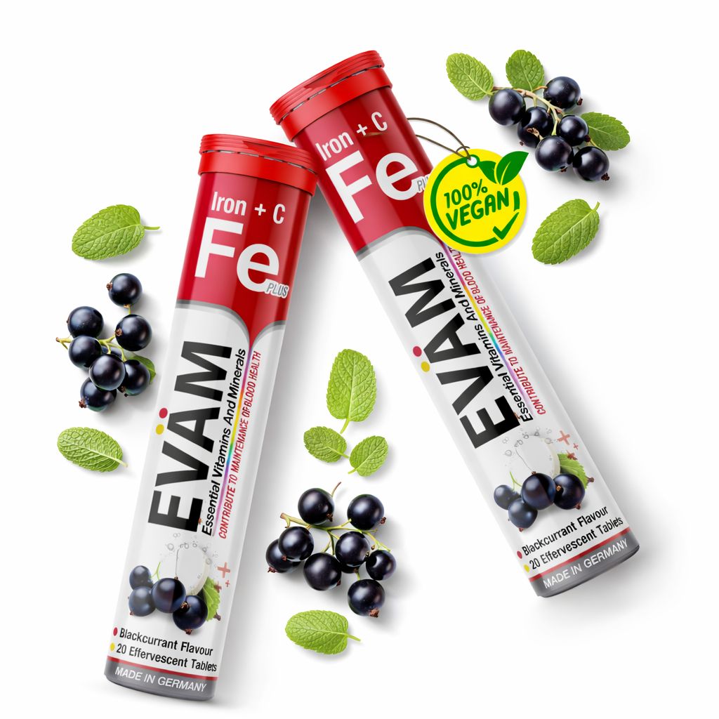 EVÄM Eisen + Vitamin C Brausetabletten - 3 Set
