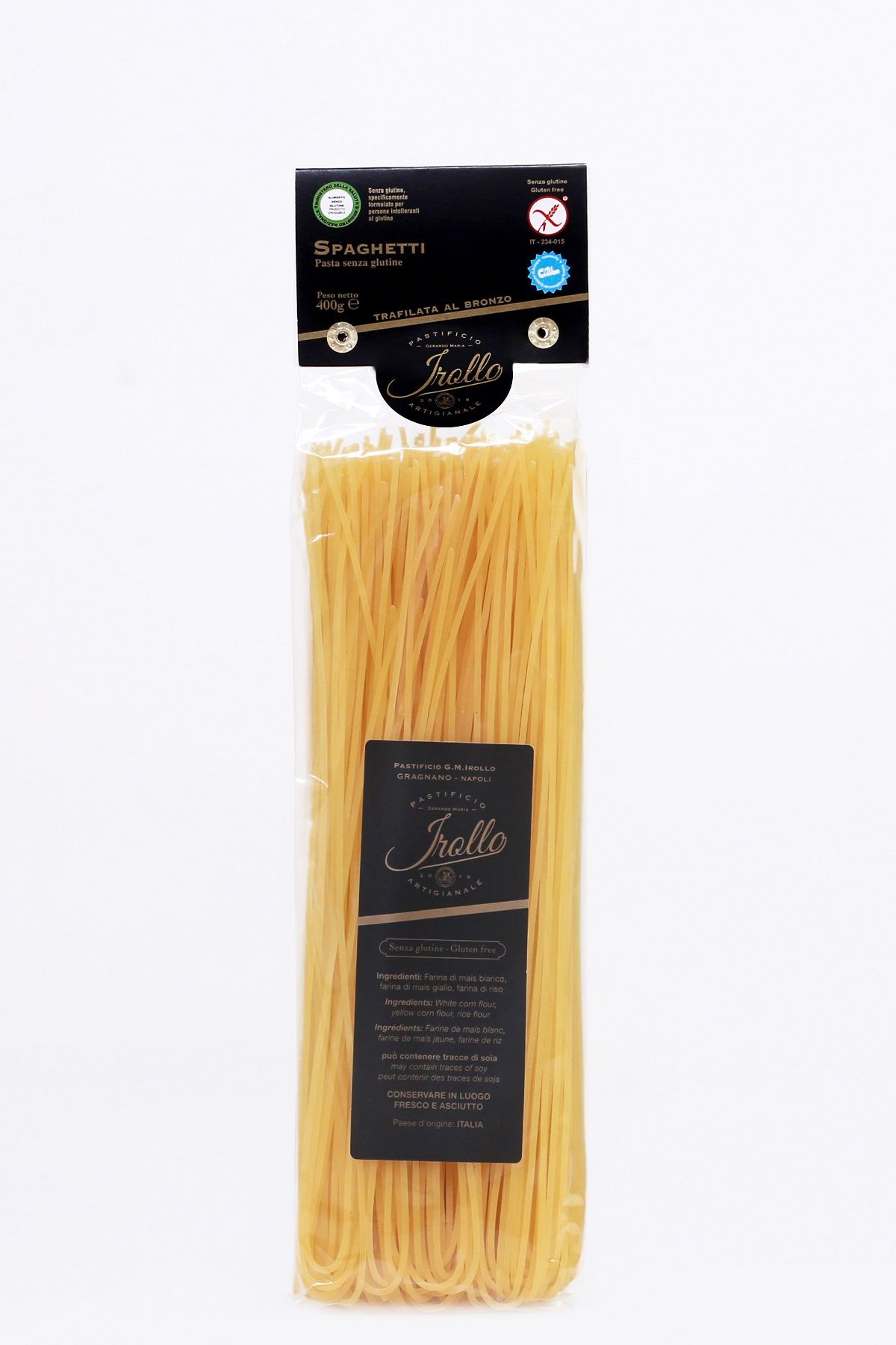 PASTIFICIO IROLLO Spaghetti - Pasta Senza Glutine 400 G - Immagine 4