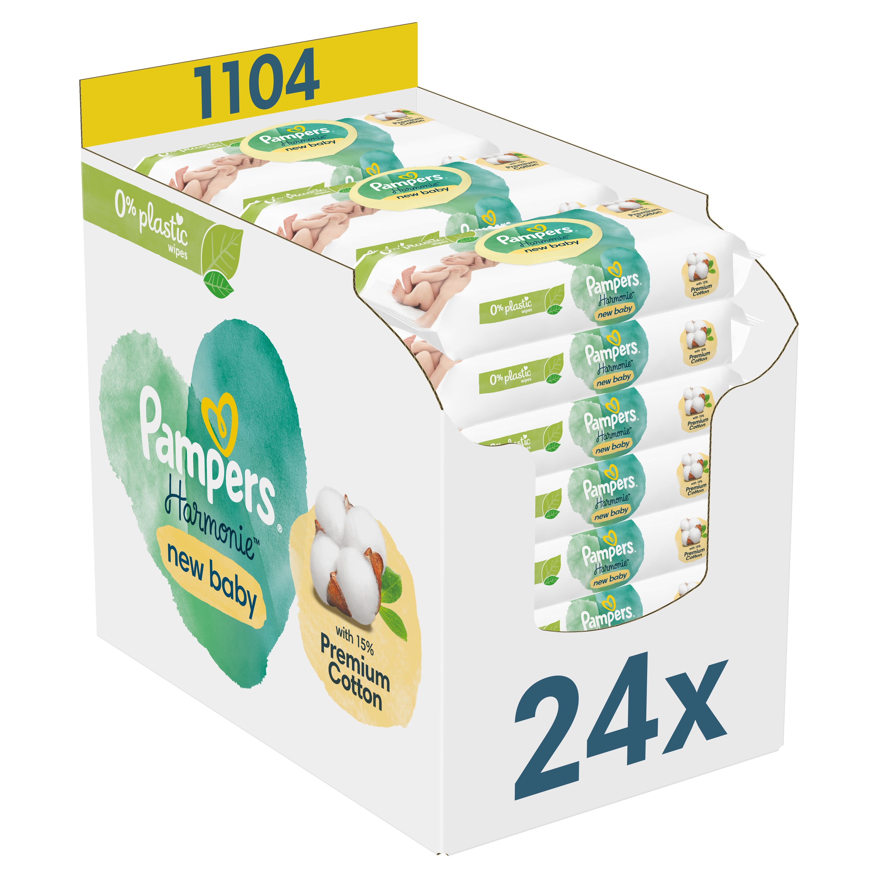 Pampers - Feuchttücher "Harmonie New Baby" 1104St.