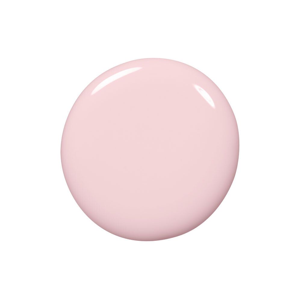 Runder, rosa Nagellackfleck.