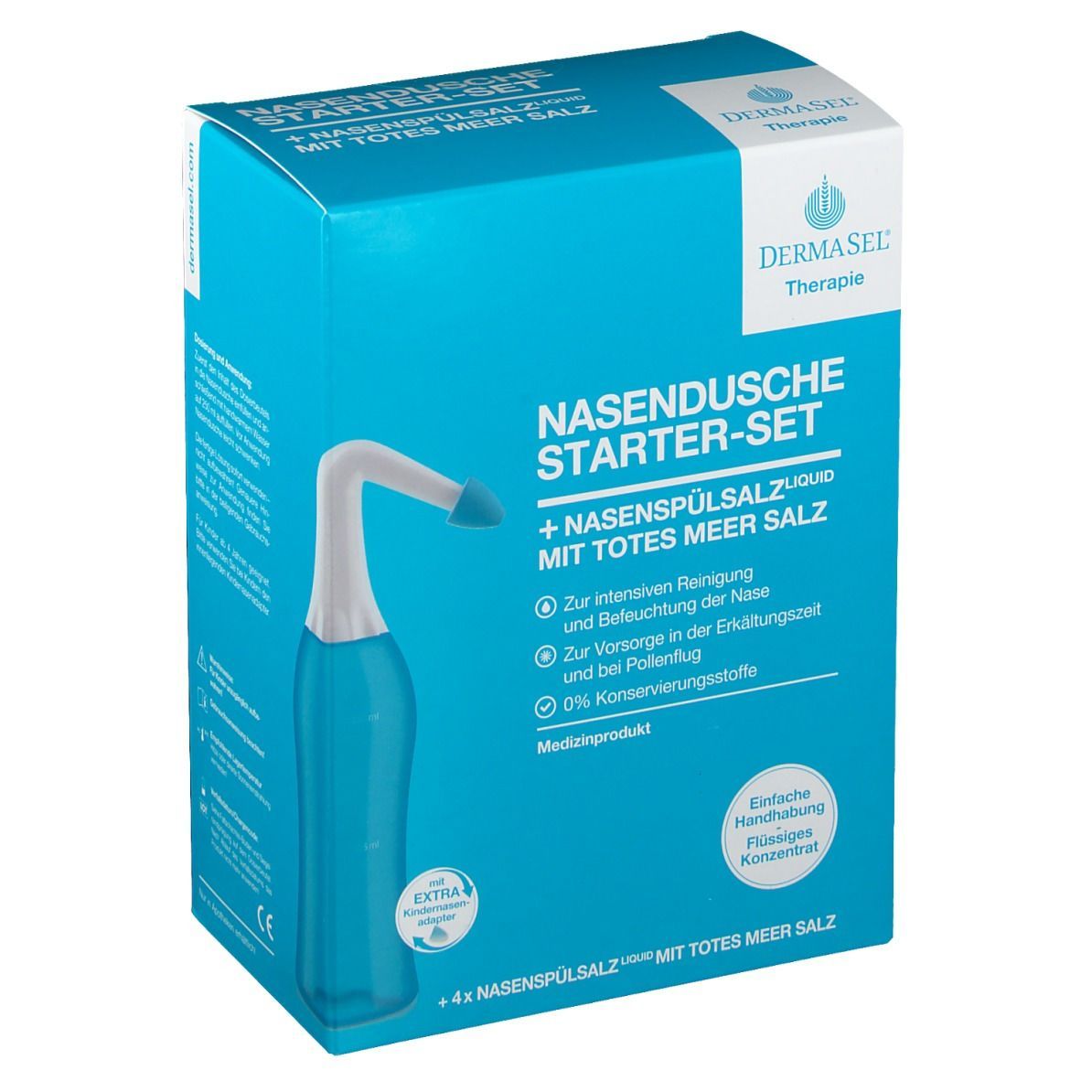 DERMASEL® Therapie Totes Meer Nasendusche Starter-Set