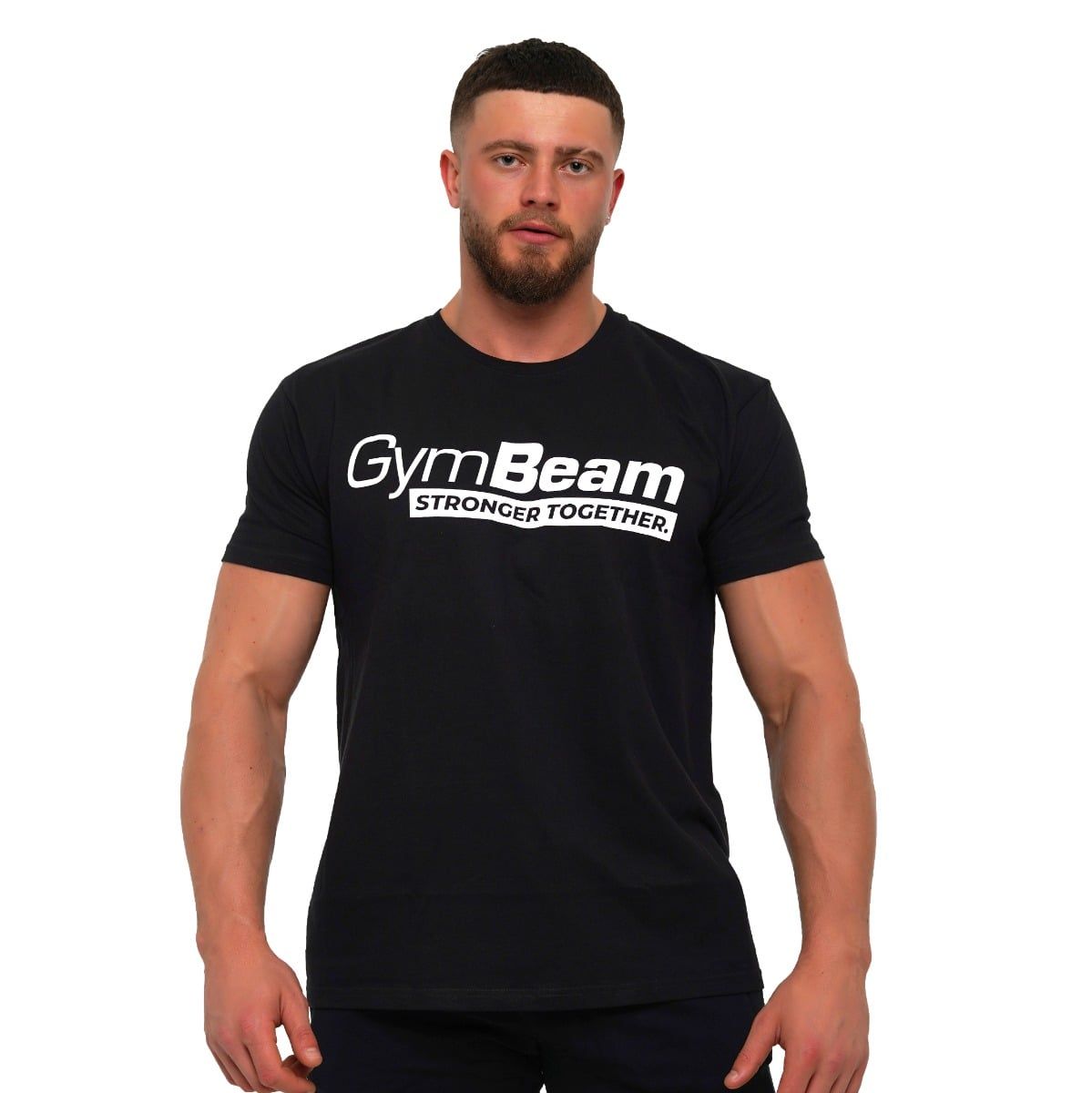 T-shirt uomo regular Stronger Together nera