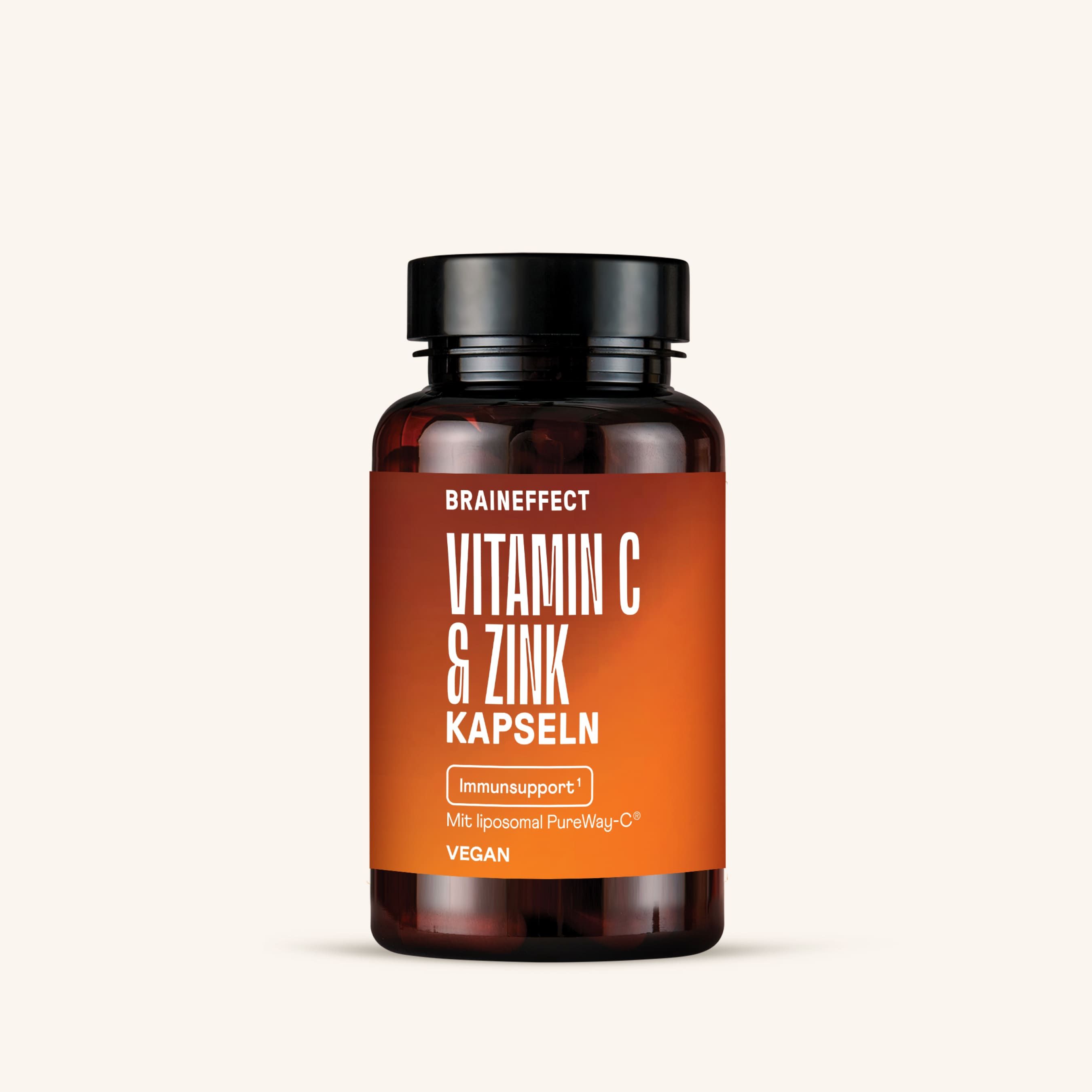 BRAINEFFECT Vitamin C & Zink Kapseln