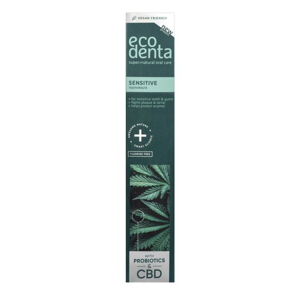eco denta EXPERT LINE Sensitive Zahnpasta mit CBD und Probiotika