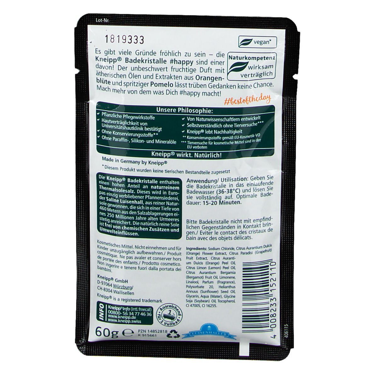 Kneipp® Badekristalle #happy