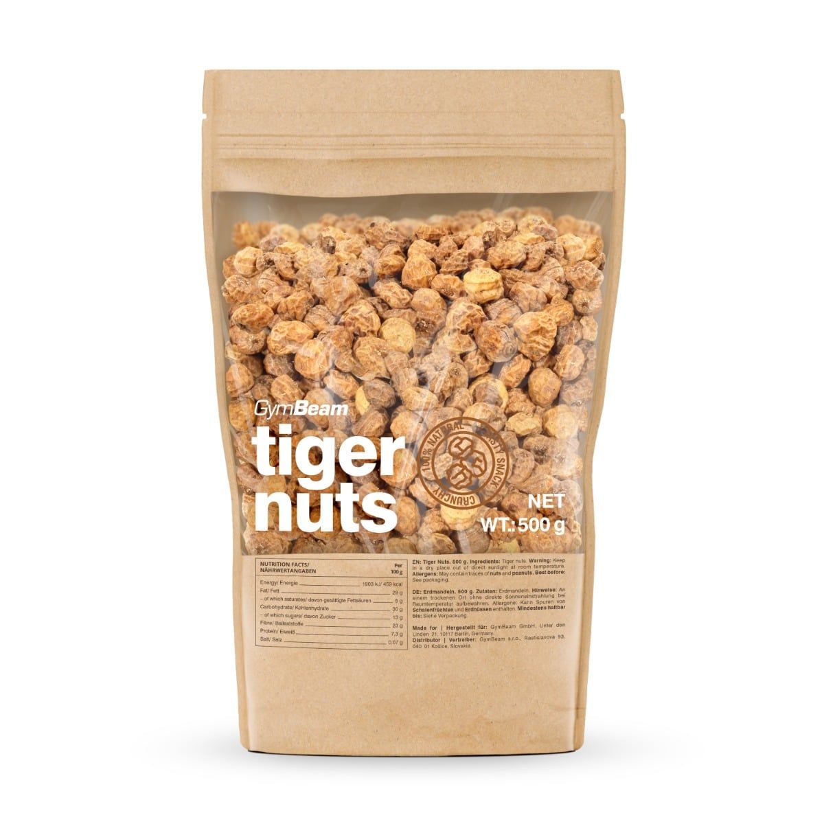 GymBeam Erdmandeln vegan 500 g