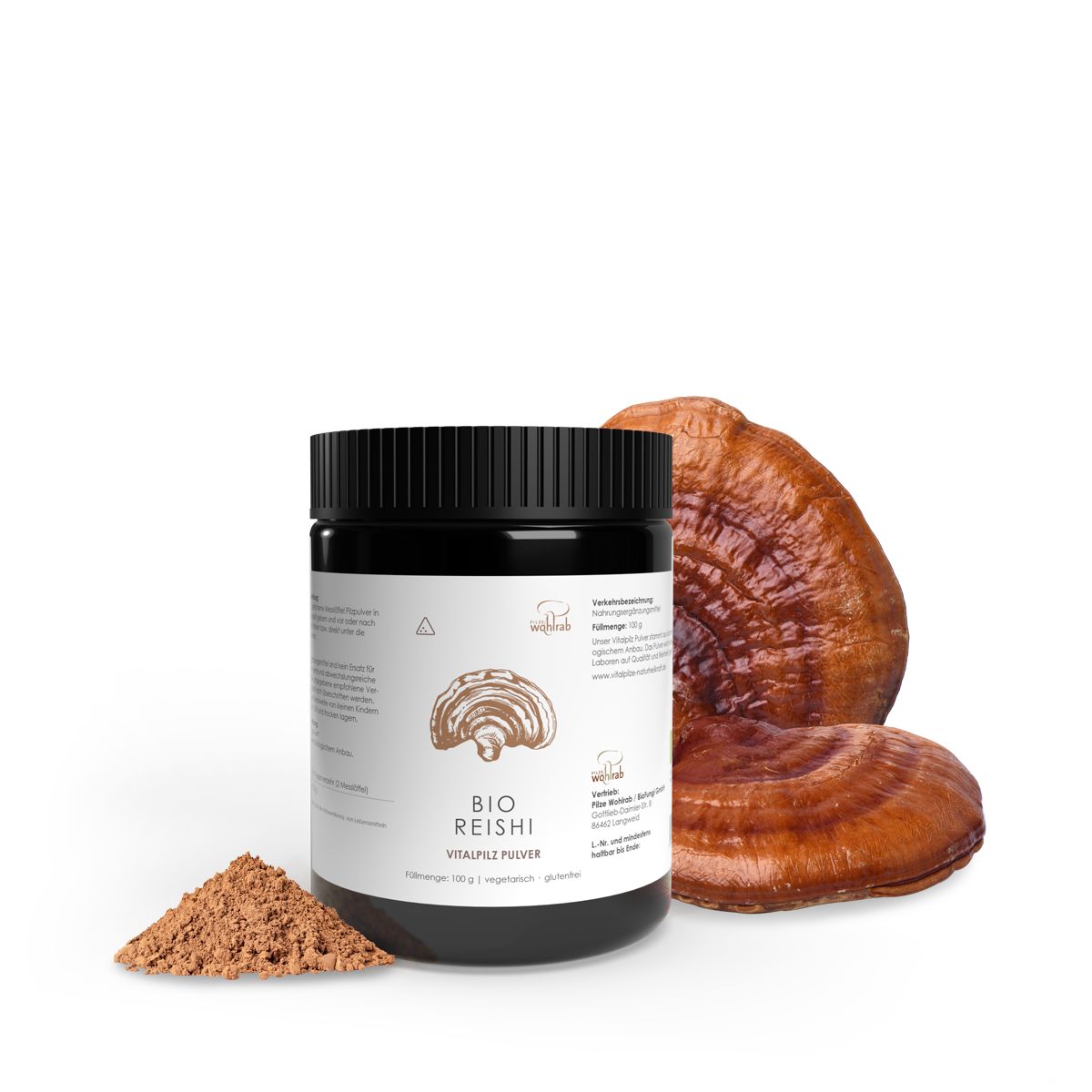 Pilze Wohlrab - Reishi BIO Pulver
