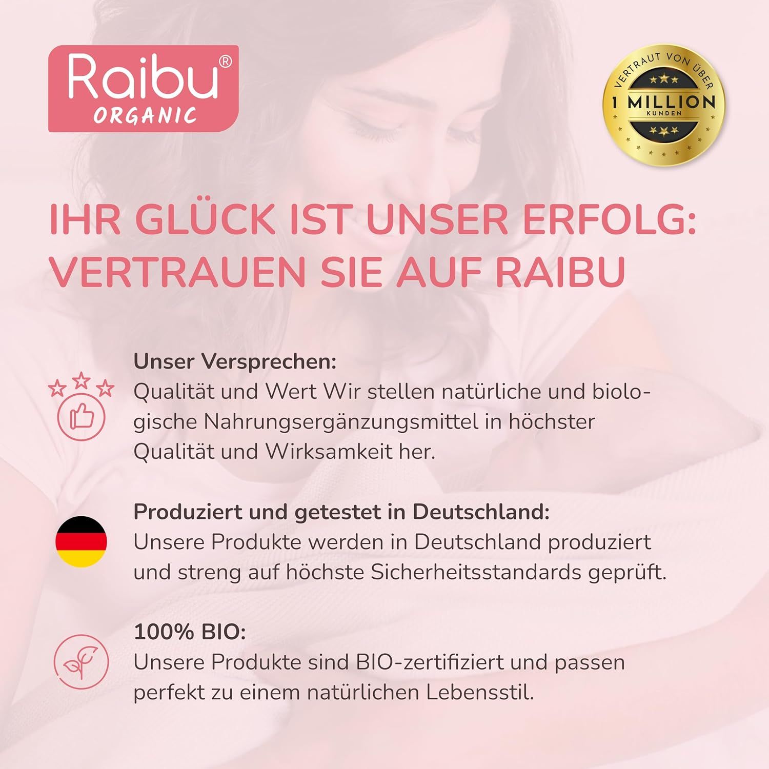 BIO Bockshornklee Kapseln - Naturstill Komplex für stillende Mütter - RAIBU
