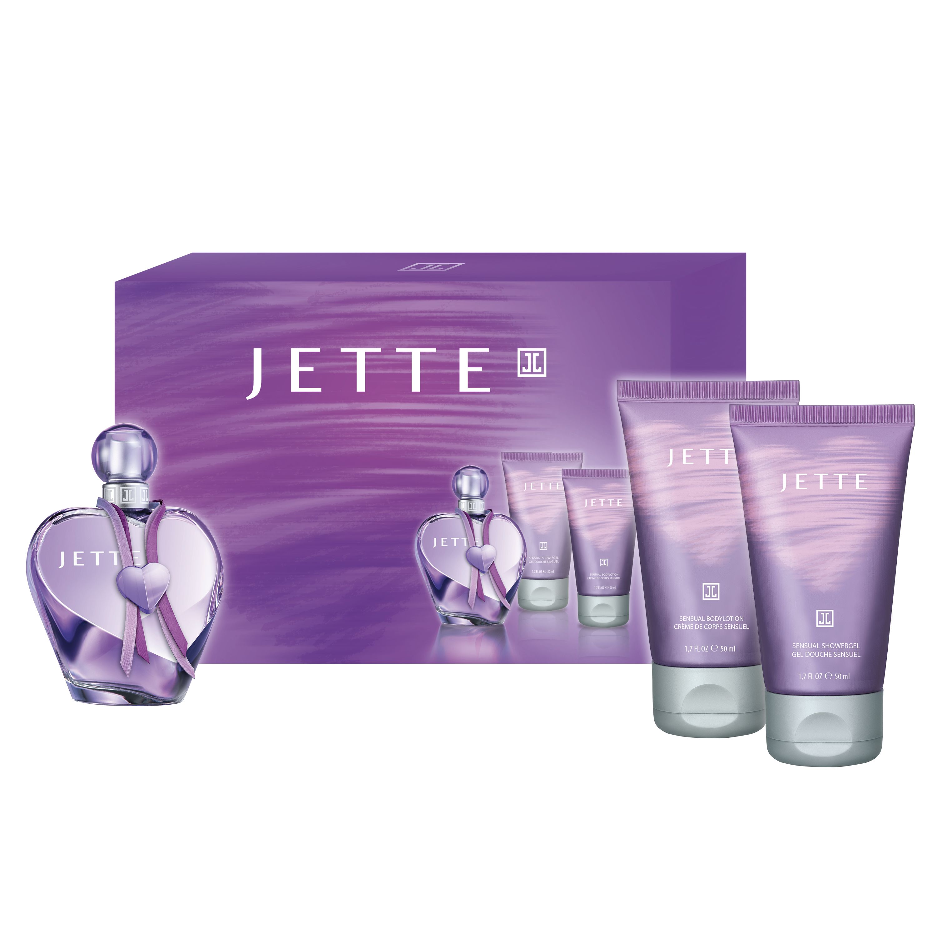 JETTE Love Set Eau de Parfum + Bodylotion + Shower Gel