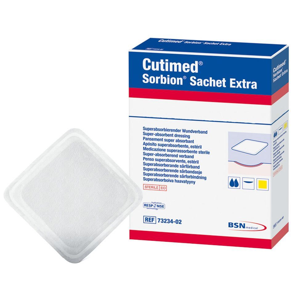 Cutimed® Sorbion Sachet Extra 10 cm x 10 cm