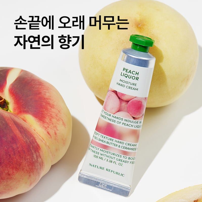 NATURE REPUBLIC - Hand & Nature Peach Liquor Hand Cream