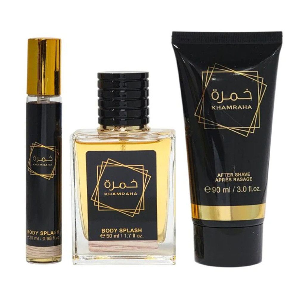 Mystical - Khamraha Set – Duftspray 20ml + 50ml Aftershave-Lotion 3 Pc