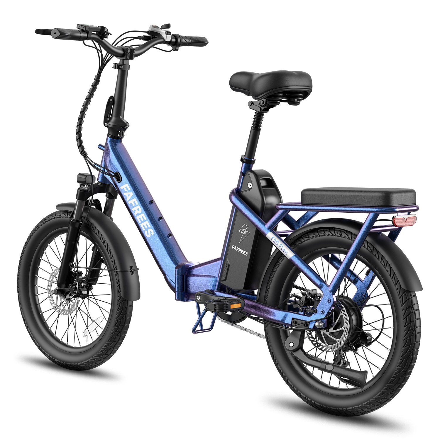 FAFREES F20 Flex E-Bike für Pendler mit 36V 20Ah Akku / 100 km Reichweite