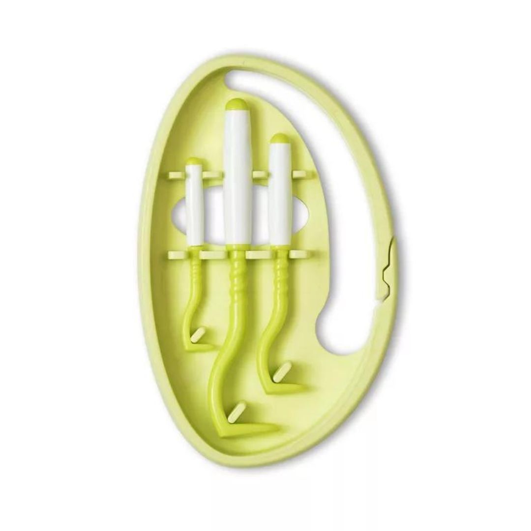 Tick Twister Clipbox mit 3 Zeckenhaken Grün - O'Tom