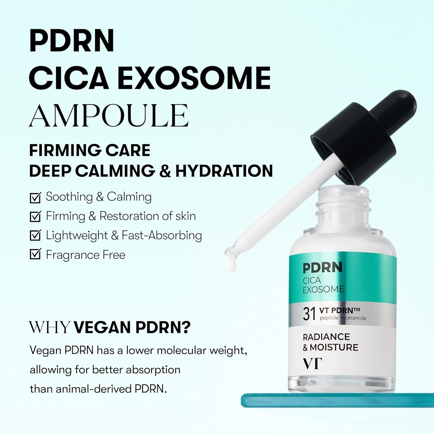 VT Cosmetics PDRN Cica Exosome Firming Ampoule