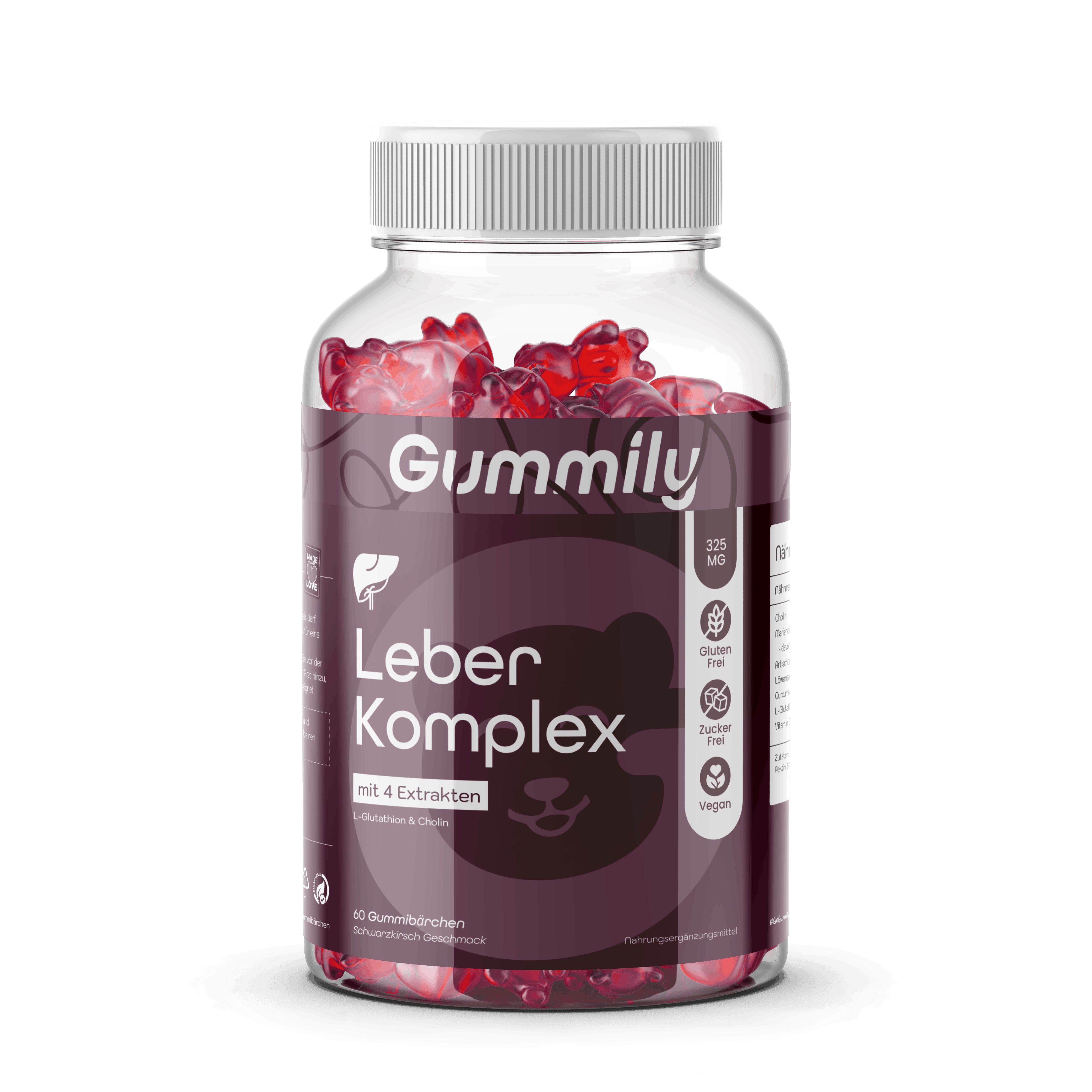 Gummily® Leber Komplex Gummibärchen - Alternativ 1Monats-Vorrat 60 St