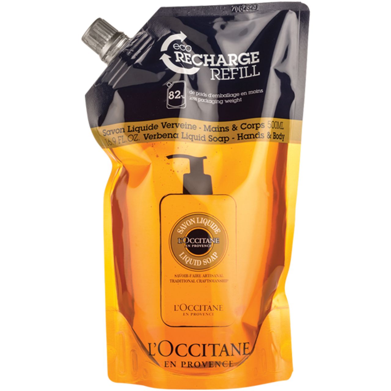 L'Occitane, Öko-Nachfüllpackung Karité Flüssigseife Verbene 500ml 500 ml Seife