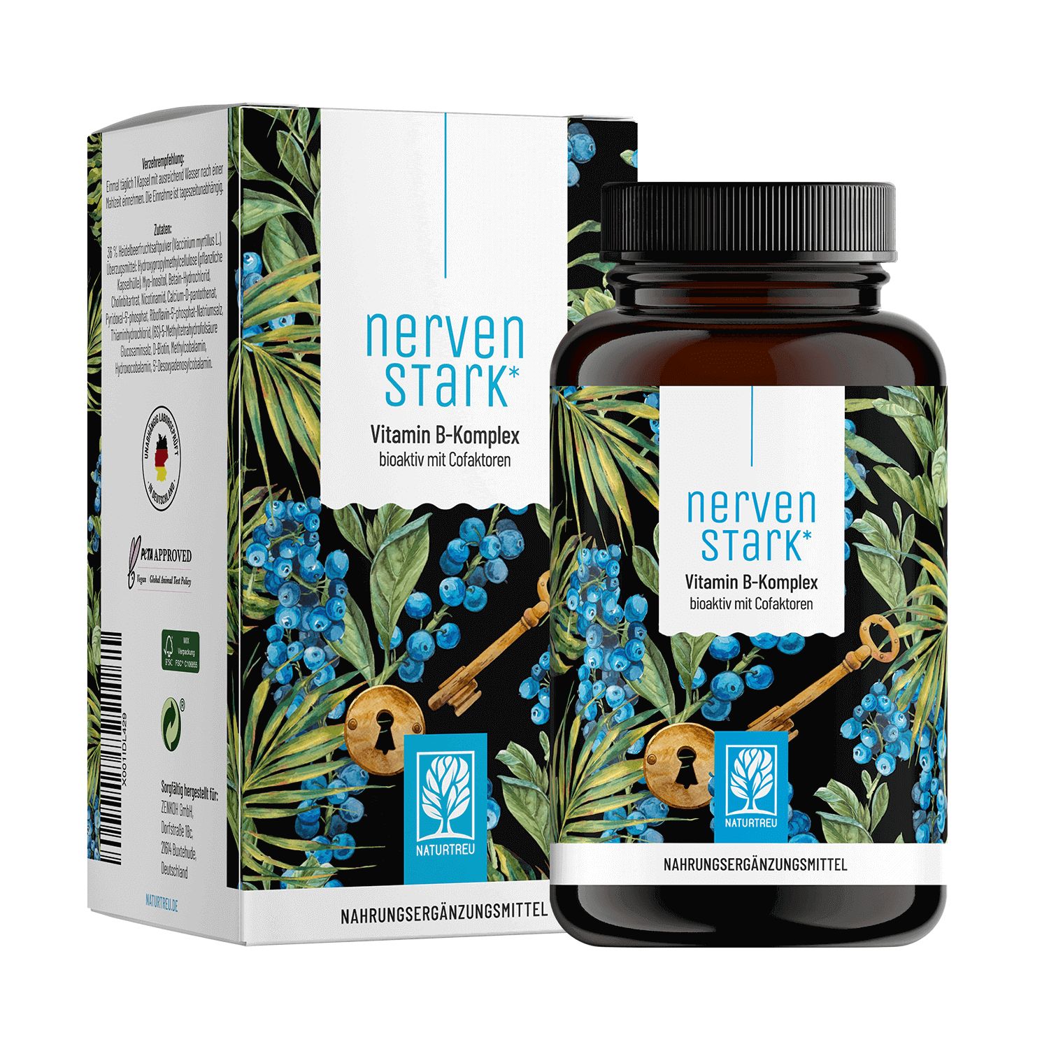 Vitamin BKomplex (B1B12) mit 3 Kofaktoren aktiv hochdosiert