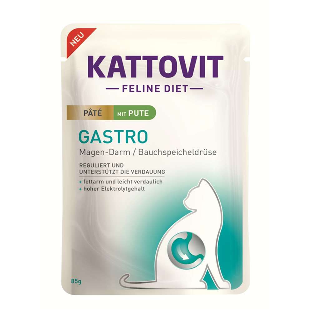 Kattovit - Feline Diet Pouch Gastro Paté 0,9 kg