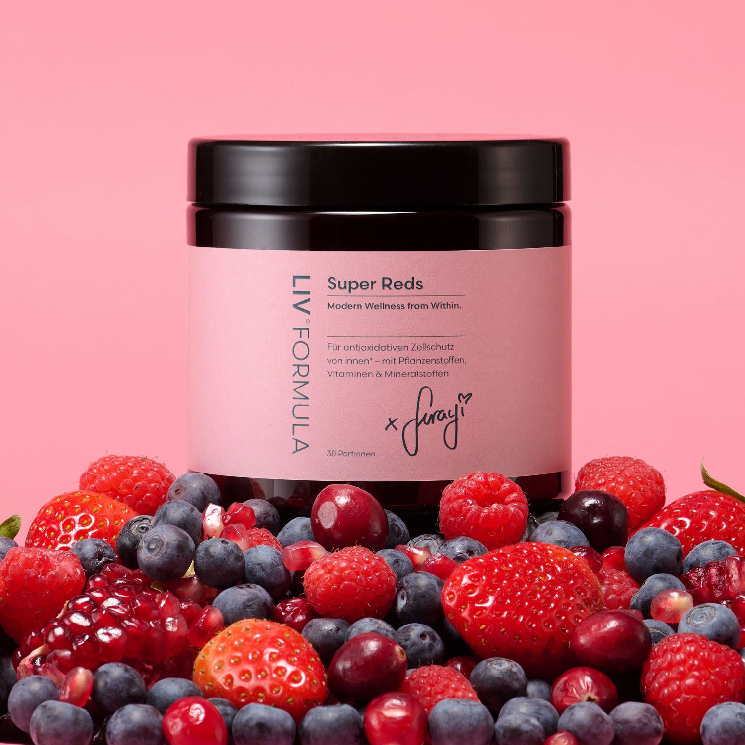 LIV Super Reds Pulver – Antioxidantien-Mix aus Beeren & Pflanzenstoffen