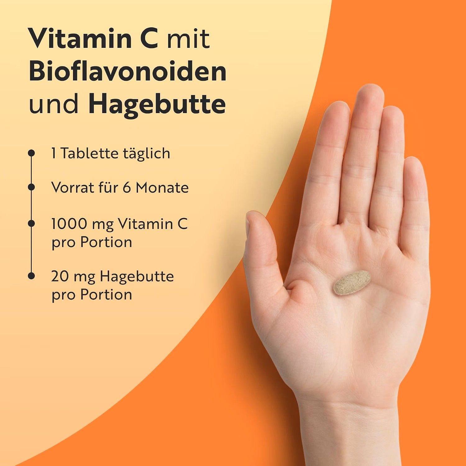 Nutravita Vitamin C 1.000 mg mit Hagebutte