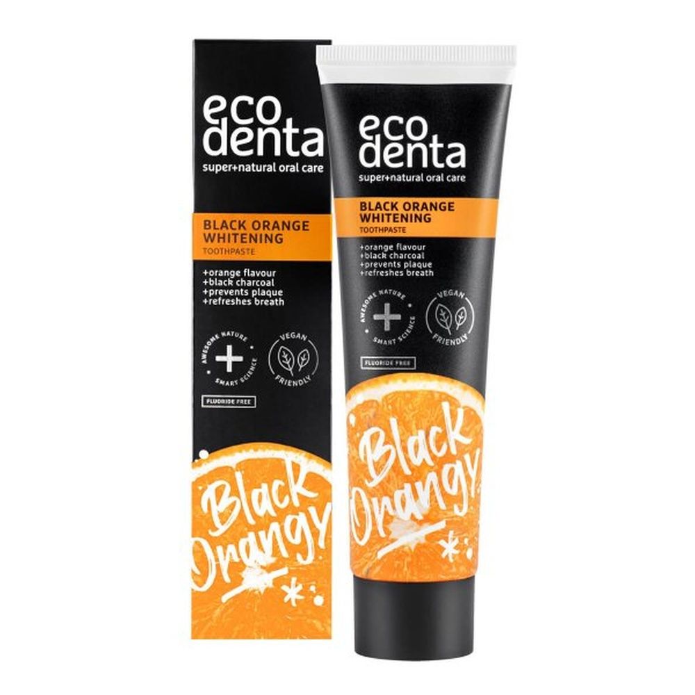 eco denta Black Orange Whitening Zahnpasta