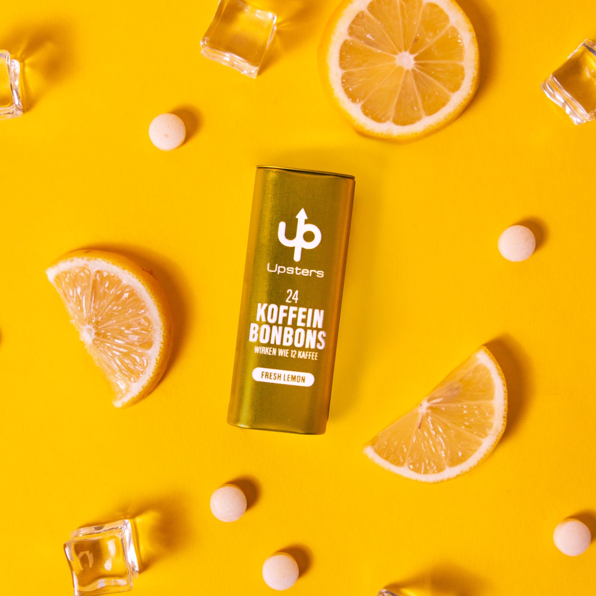 Upsters Koffeinbonbons Fresh Lemon