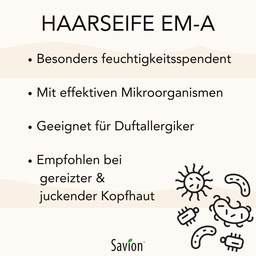 Savion EM-A Seifen Körper- und Haarseife 2er Set