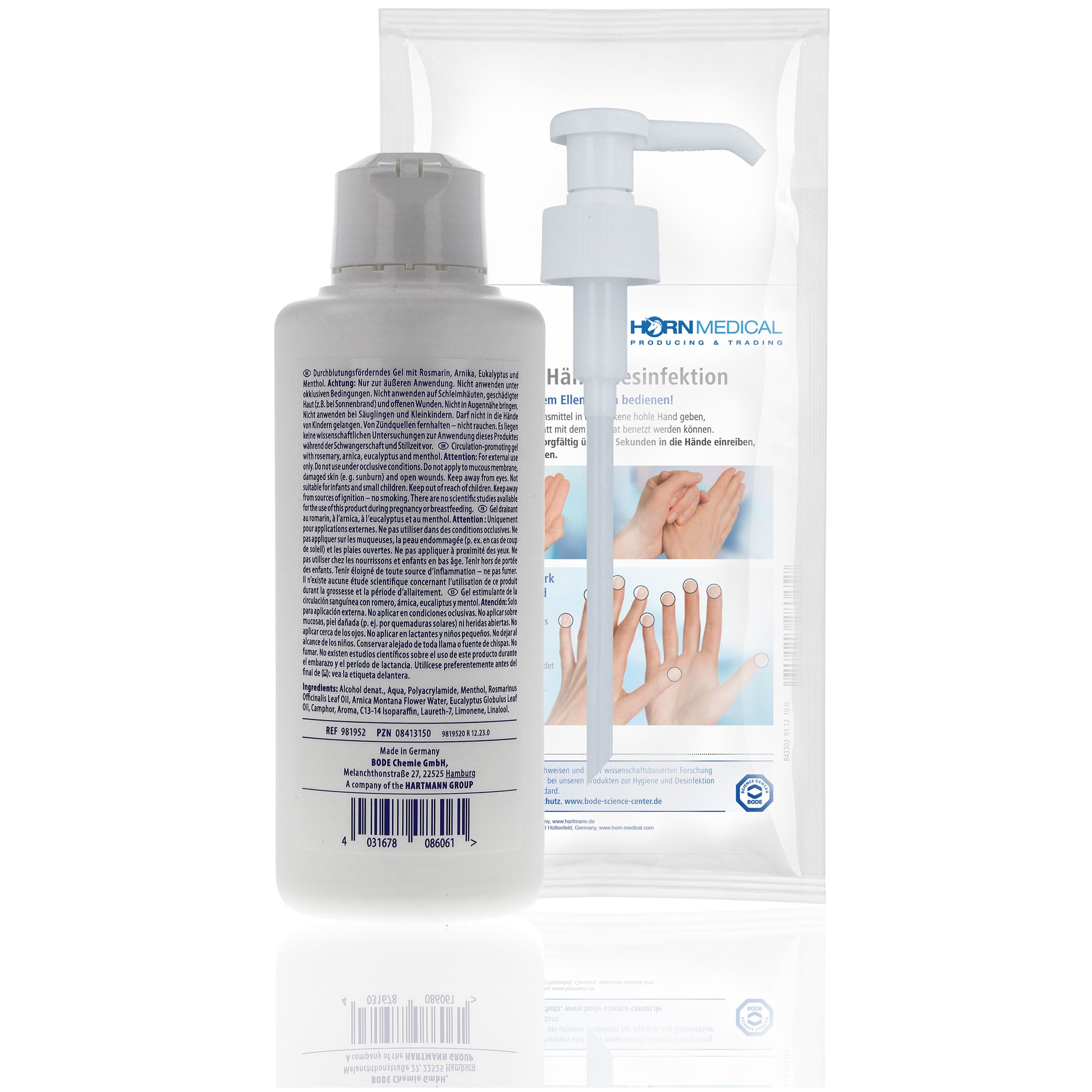 Baktolan vital durchblutungsförderndes Hydrogel inkl. Horn Medical Dosierpumpe