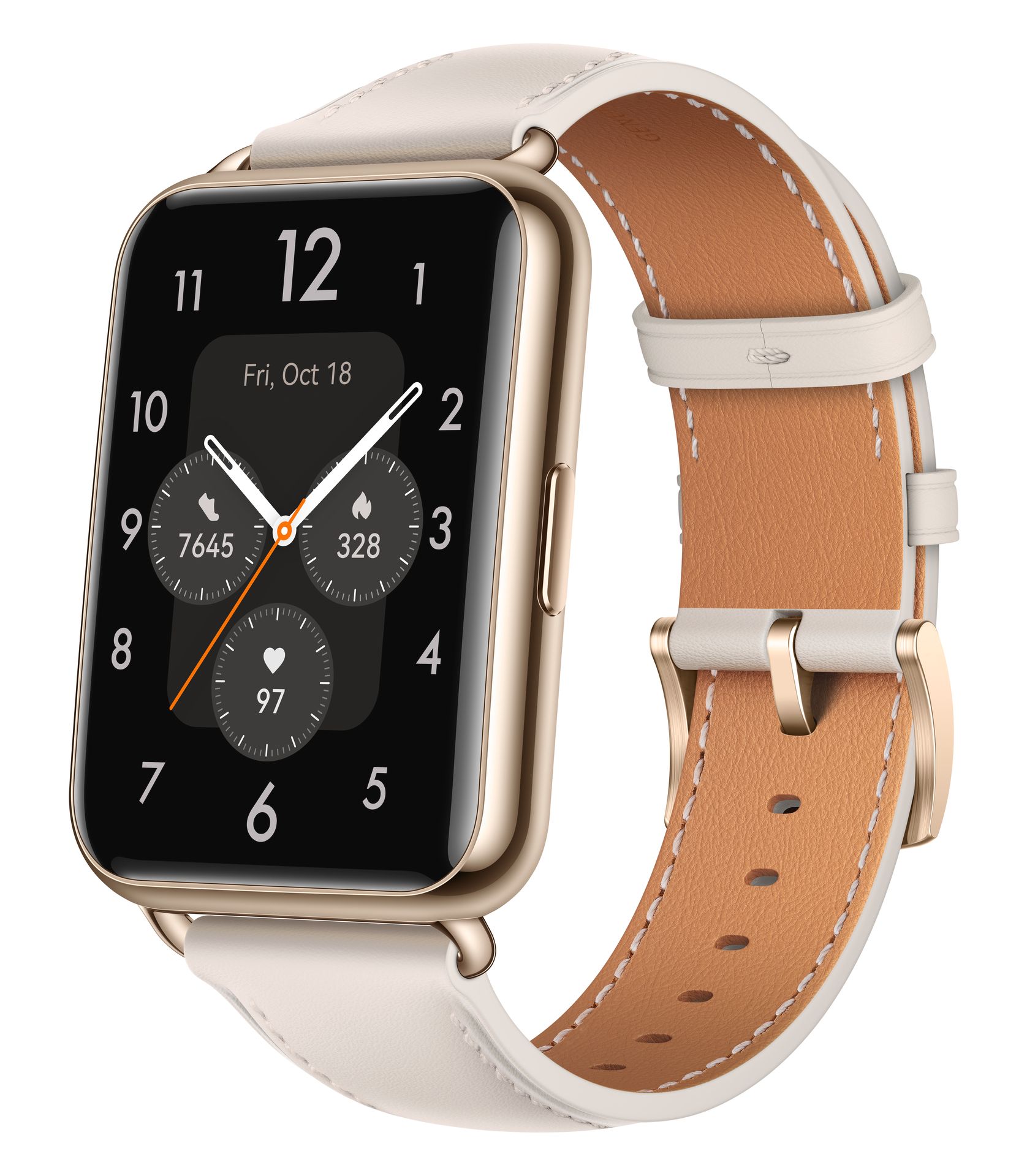 HUAWEI Watch Fit 2 Classic weiß Fitnesstracker Smartwatch 1,74 " Akku bis 10Tage