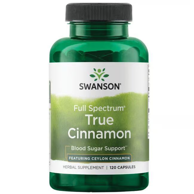 Swanson Echter Zimt mit Ceylon-Zimt 300 mg 120 Pc