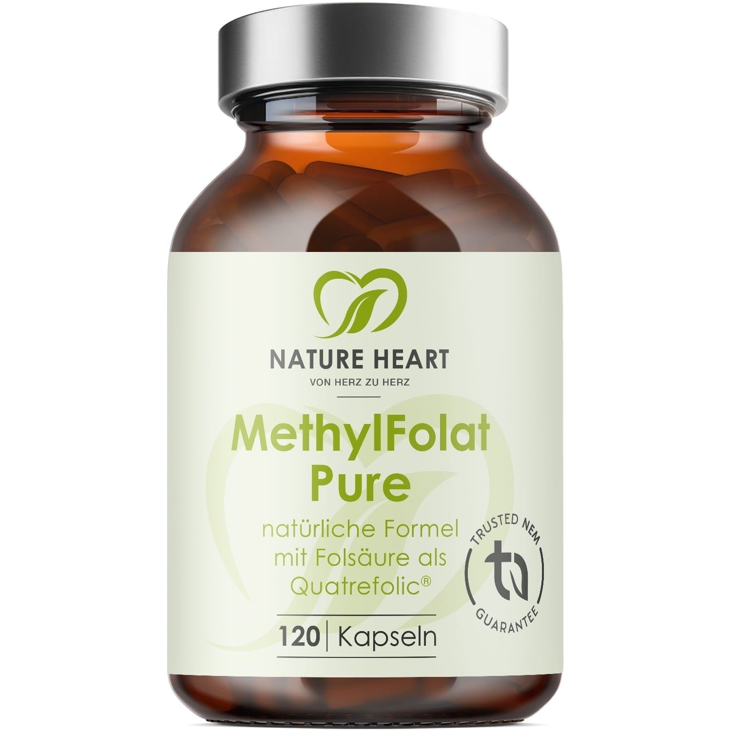 Nature Heart Methyl Folat Pure 120 St Kapseln
