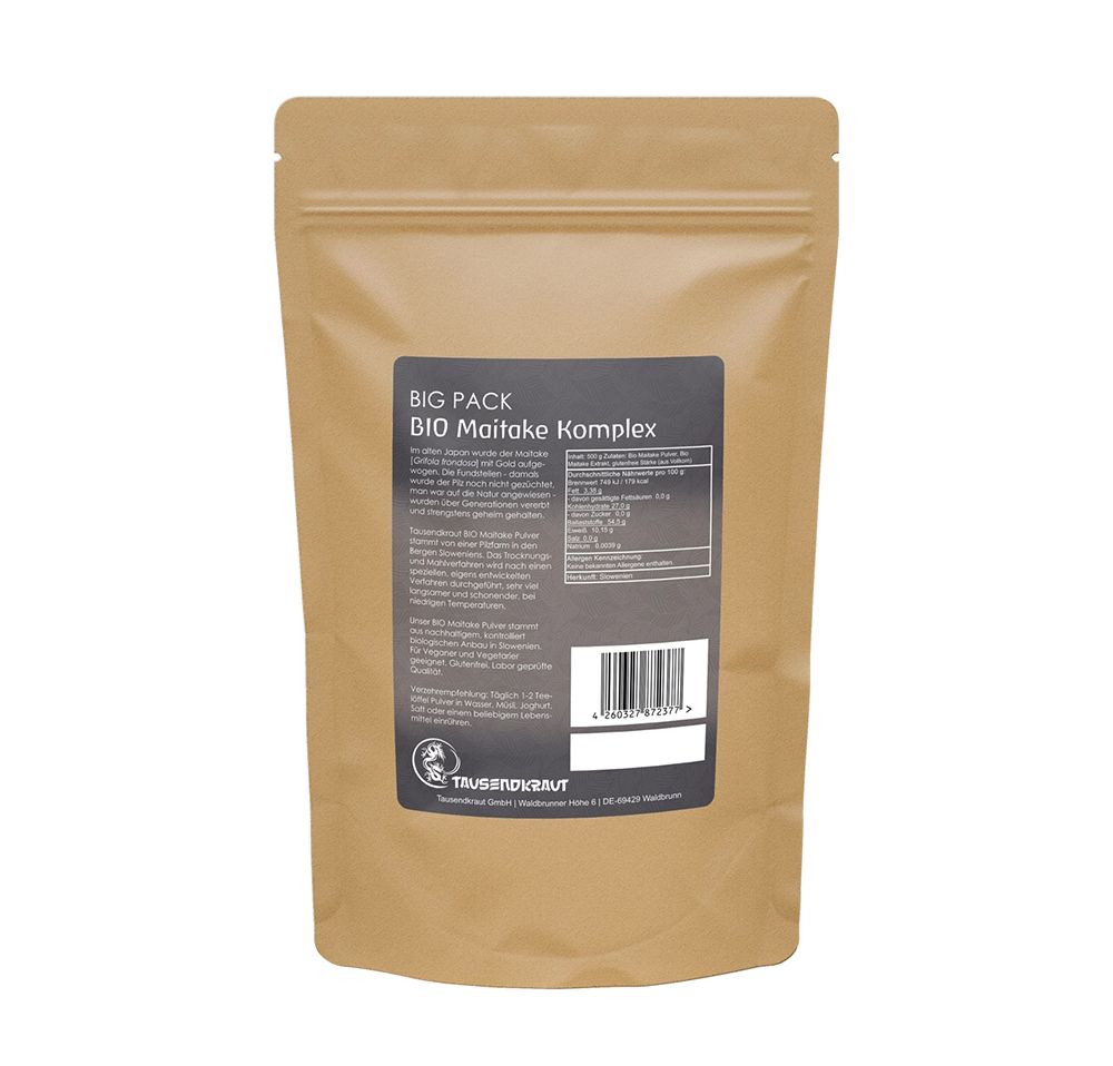 Tausendkraut Maitake Vitalpilz Komplex Pulver BIO