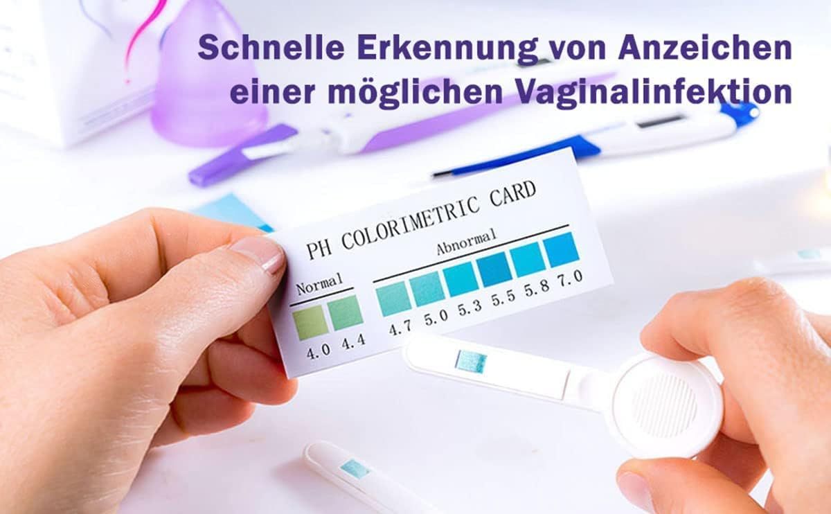 One+Step pH vaginaler Teststreifen - Selbsttest zur Bestimmung des vaginalen pH-Wertes