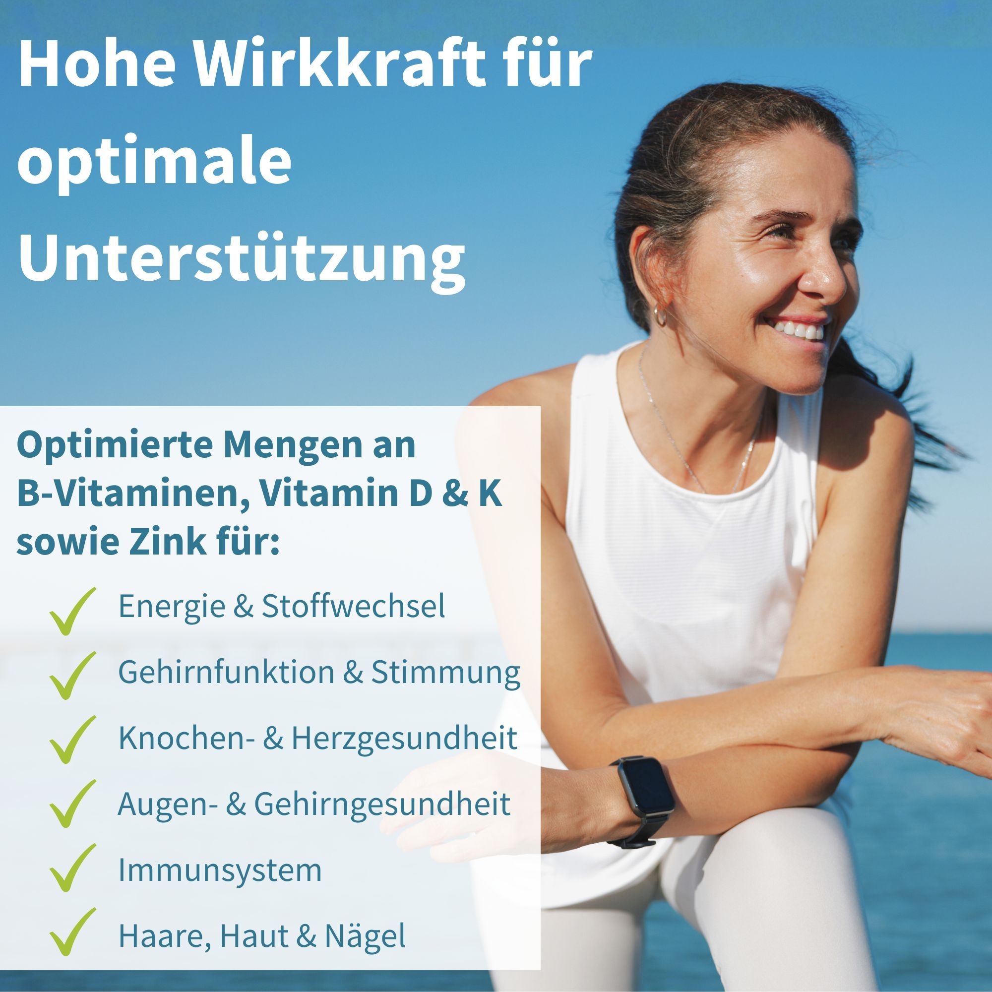 Igennus Multivitamin für Frauen 50+, mit methylierter B-Vitamin-Formel, Calcium & Magnesium