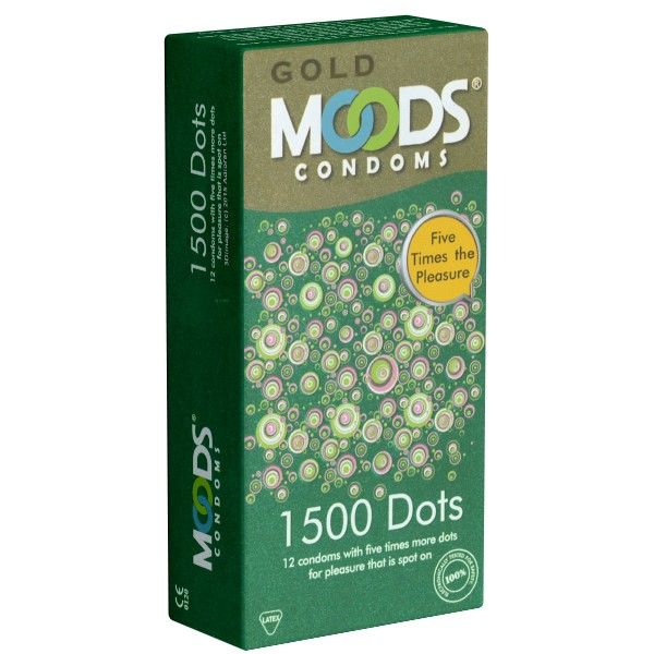 MOODS GOLD *1500 Dots Condoms*