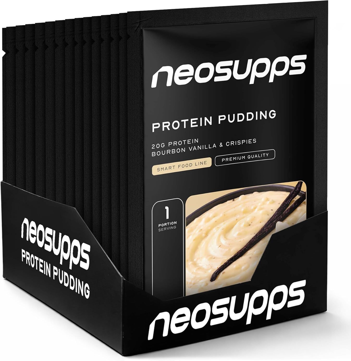 Neosupps, Pudding Vanilla, Eiweißpudding, High Protein Dessert