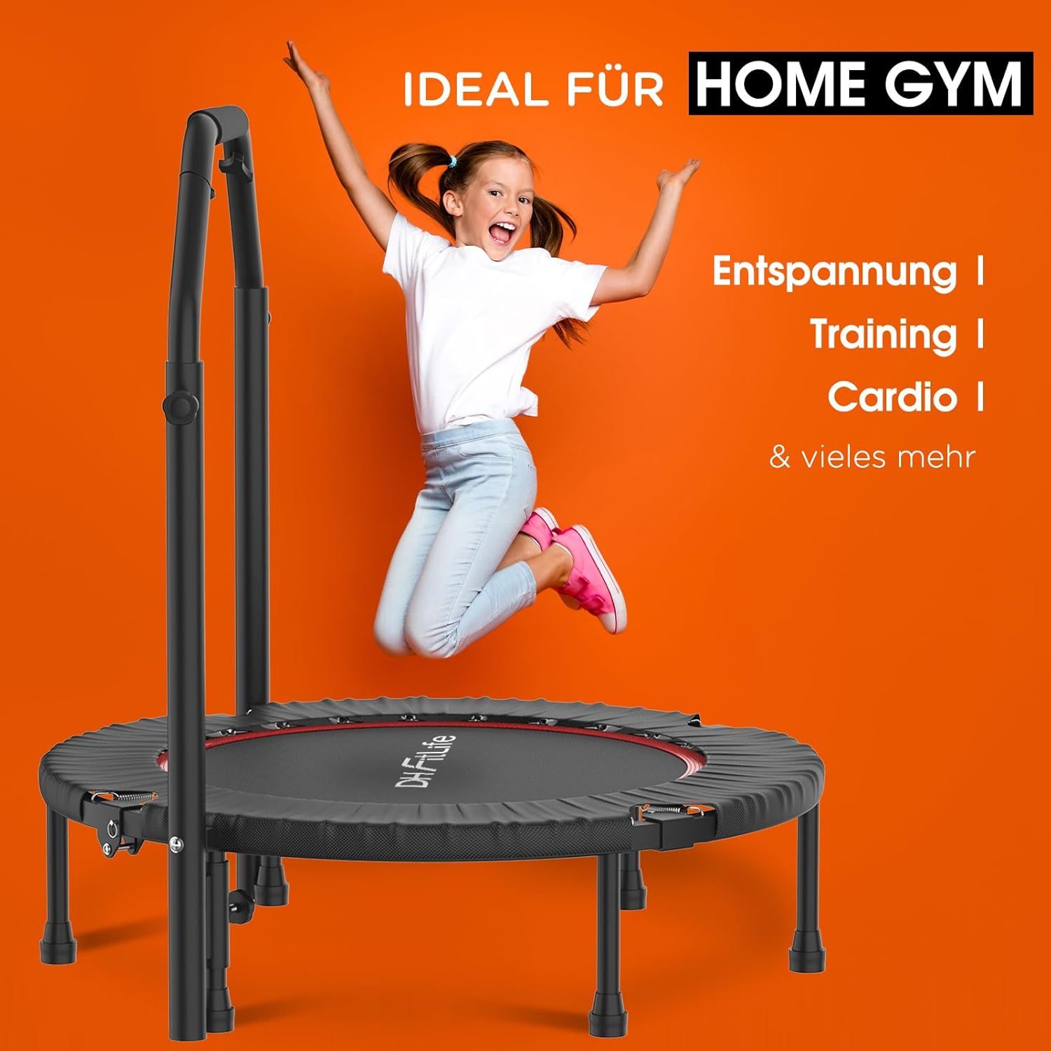 DH FitLife klappbar Fitness Trampolin