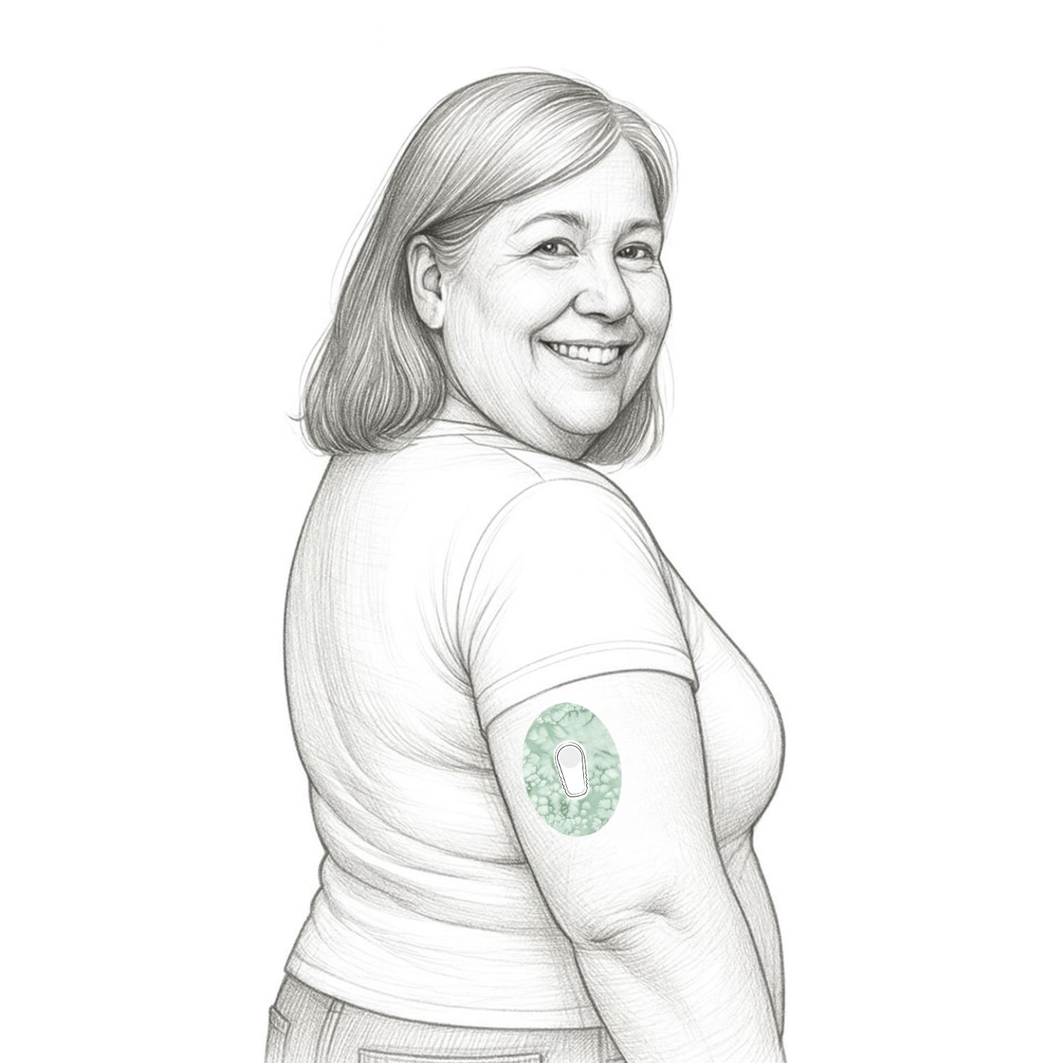 Diasticker® Dexcom G6 Fixiertapes "Cool Mint"