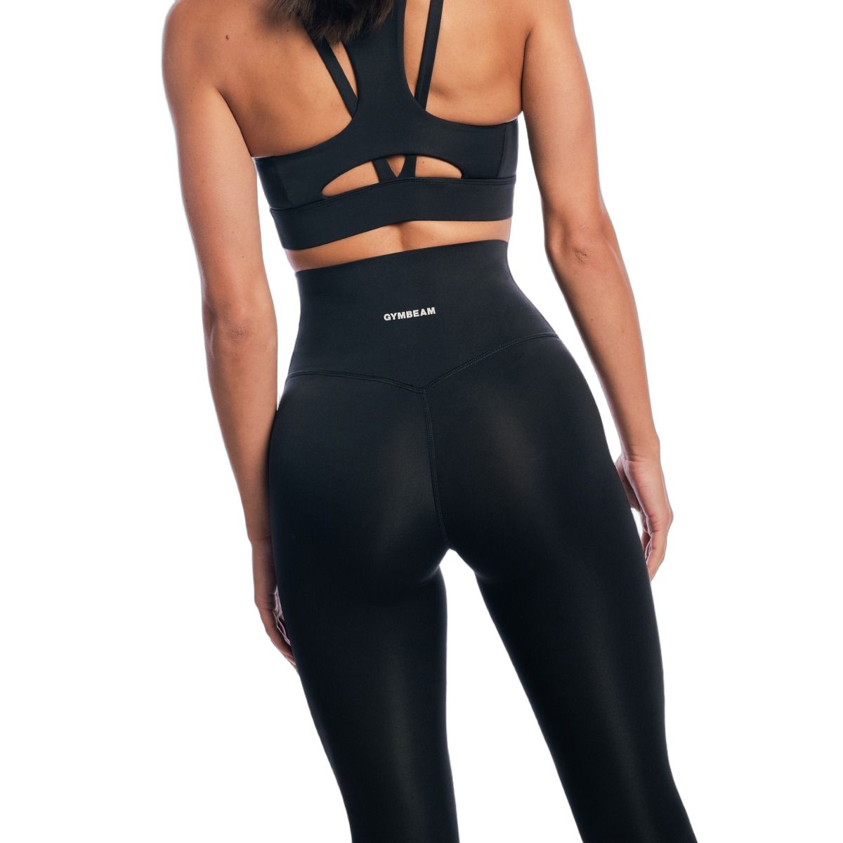 GymBeam Leggings Damen mit hoher Taille Black