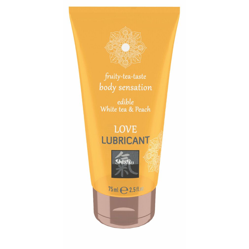 Love Gleitgel essbar - Weißer Tee und Pfirsich 75 ml