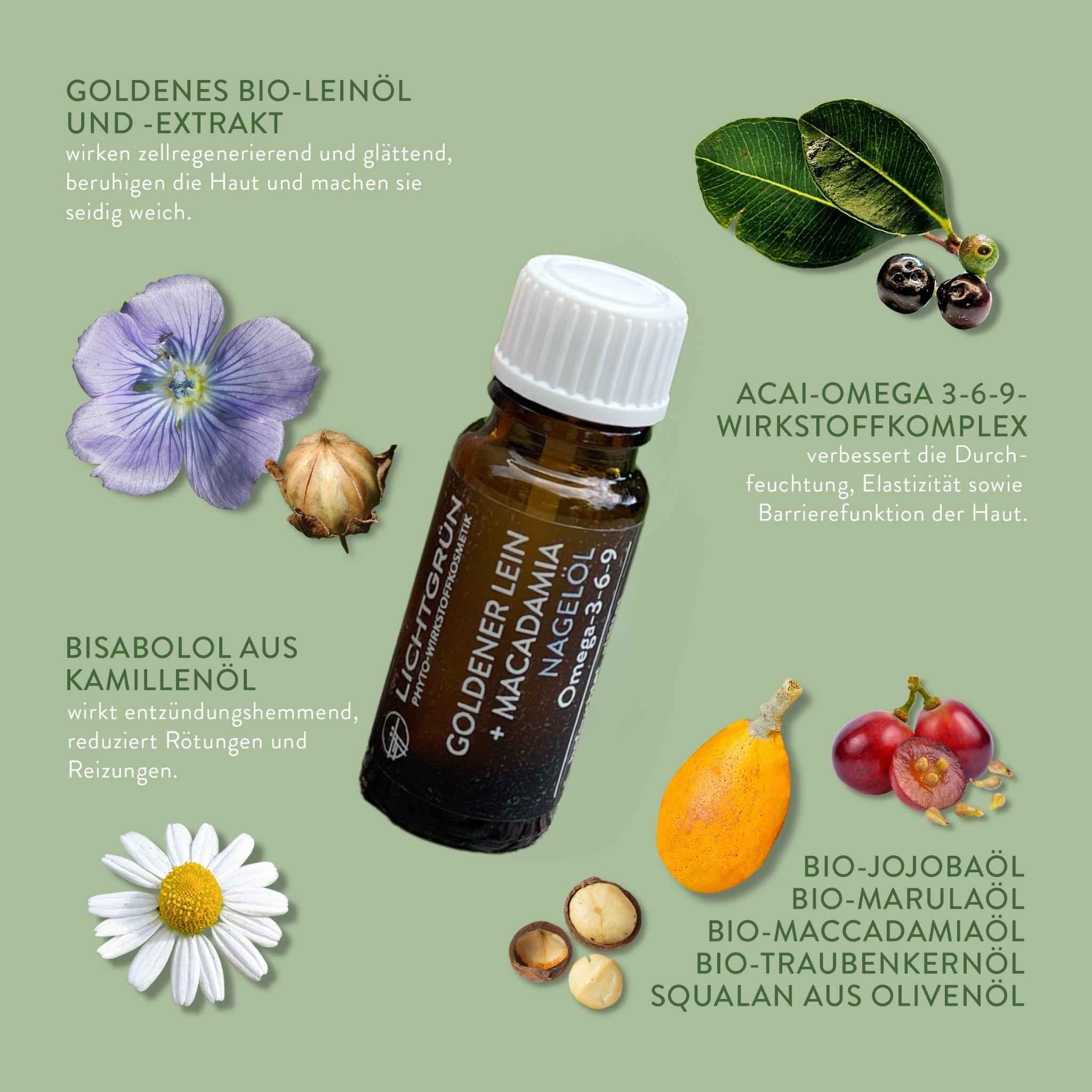 LICHTGRÜN® Nagelöl Bio Omega-3-6-9